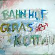 Bahnhof-Geras-Kottaun-Schild